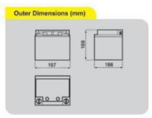 باتری یو پی اس 42 آمپر صبا باتری ۱۲ ولت